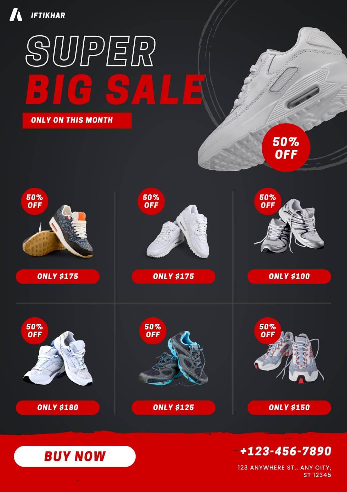 Red Themed Shoes Catalogue