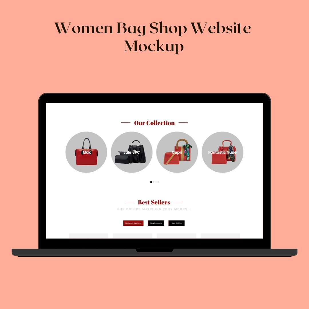 Women Bag Shop Mockup